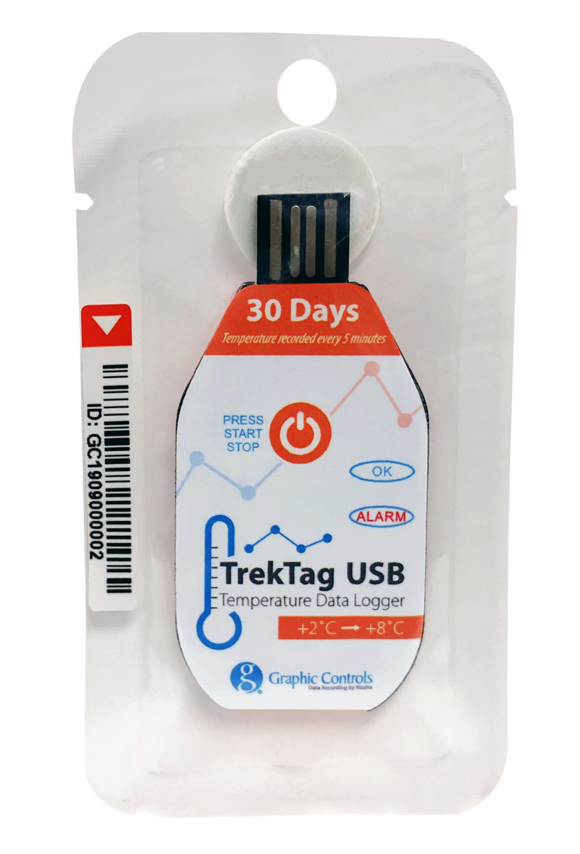 GC-GRAPHIC CONTROLS TREKTAG USB TEMP DATA LOGGER 2-8C