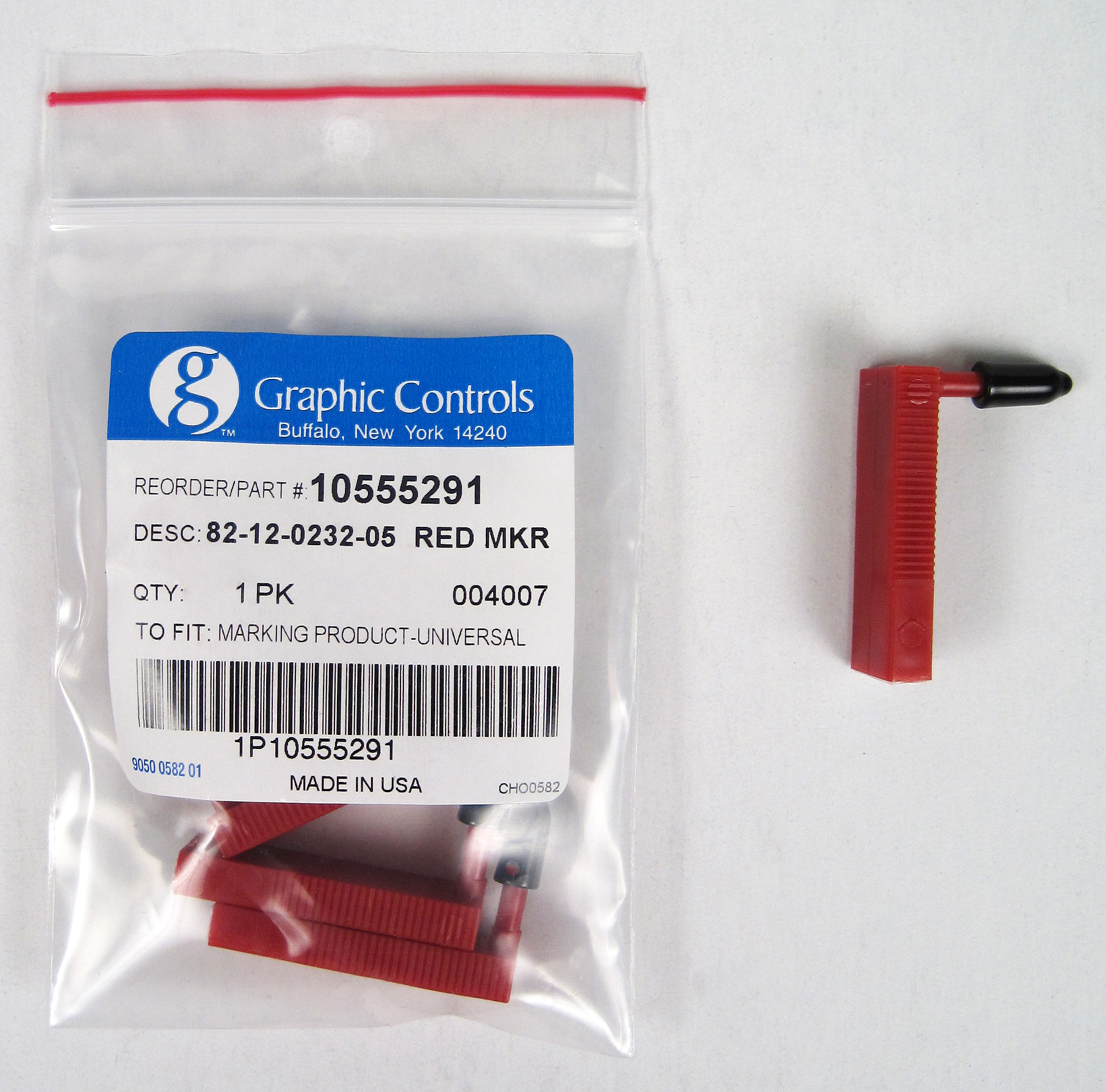 MP-MARKING PRODUCT-UNIVERSAL MP  82-12-0232-05  RED MKR