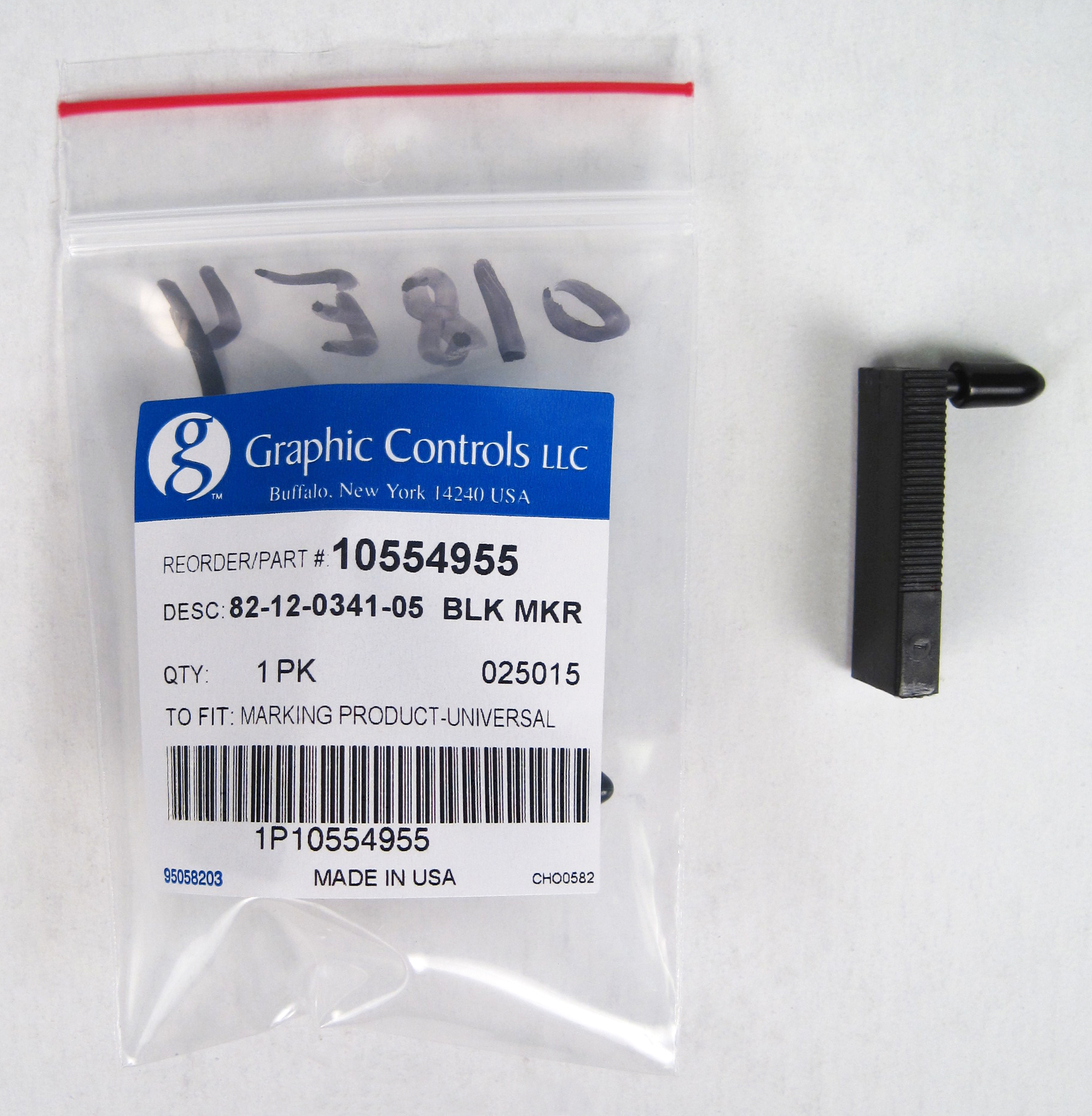 MP-MARKING PRODUCT-UNIVERSAL MP  82-12-0341-05  BLK MKR